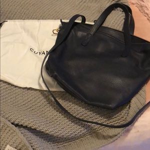 Cuyana small carryall tote - navy